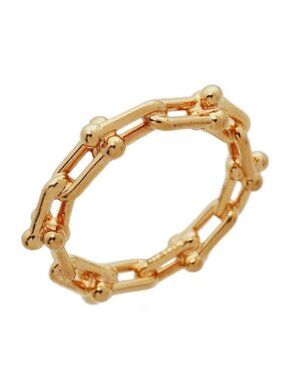 Tiffany & Co Ring Microlink 18k Pink Gold